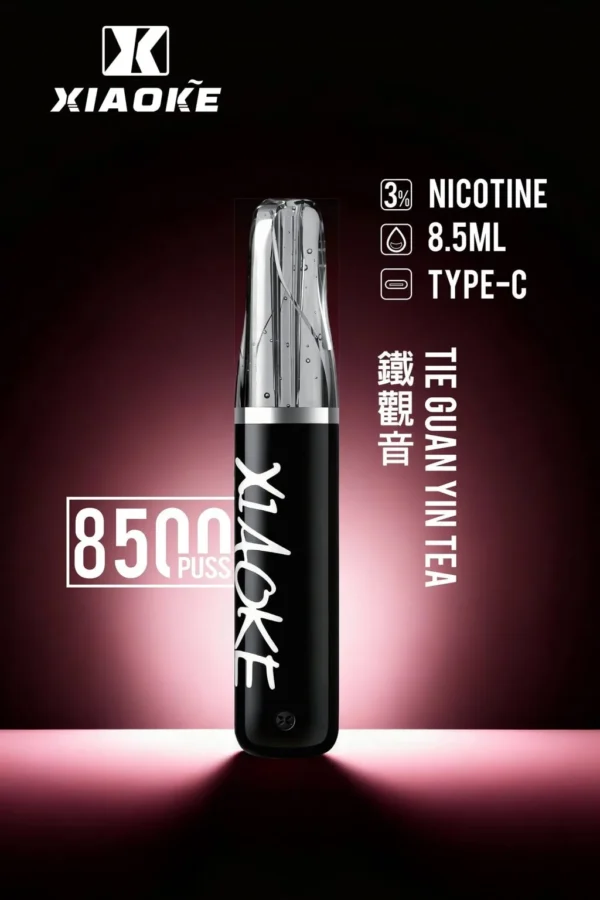 XIAOKE 梟客 8500口 拋棄式電子煙｜輕盈便攜霧化體驗｜穩定輸出打造日常順滑口感