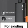 RELX悅刻x-box-16000口拋棄式電子煙-黑色主機 RELX 悅刻 X-BOX 16000口 專用換彈拋棄式電子煙套裝|智慧功率調節體驗|Mesh網狀芯打造細膩霧化表現